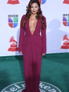 Demi Lovato braless cleavage