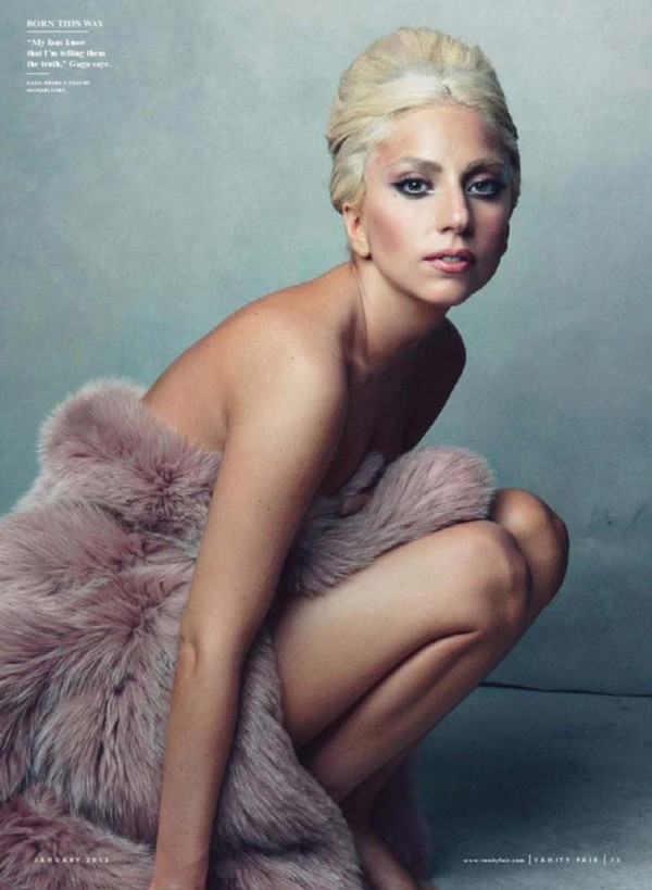 Lady Gaga topless