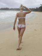 Lindsay Lohan bikini nipple slip
