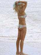 Lindsay Lohan bikini nipple slip
