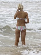Lindsay Lohan bikini nipple slip