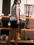 Megan Fox christmas shopping