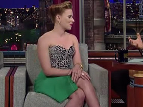 Scarlett Johansson Letterman