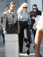 Lindsay Lohan arrives court