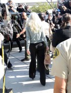 Lindsay Lohan arrives court