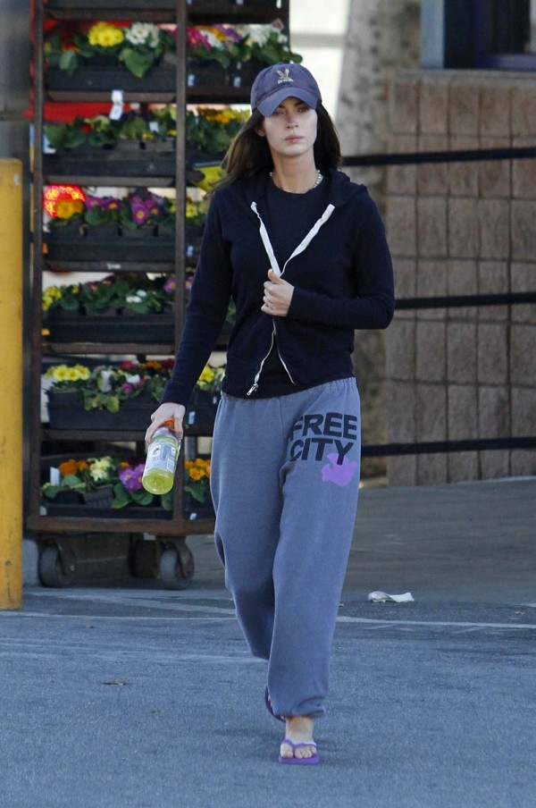 Megan Fox sweats Megan Fox sweats
