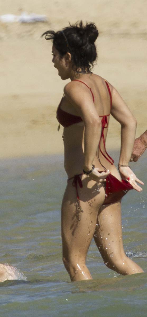 Vanessa Hudgens red bikini