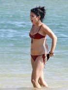 Vanessa Hudgens red bikini