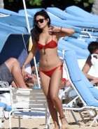 Vanessa Hudgens red bikini