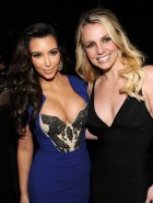 Kim Kardashian cleavage busty