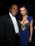 Kim Kardashian cleavage busty