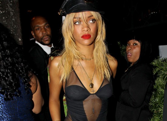 Rihanna see through