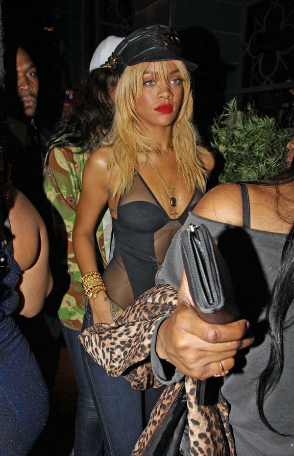 Rihanna see through