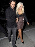 Christina Aguilera drunk cleavage