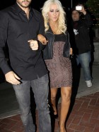 Christina Aguilera drunk cleavage