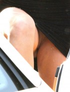Miley Cyrus pussy upskirt