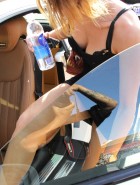 Miley Cyrus pussy upskirt