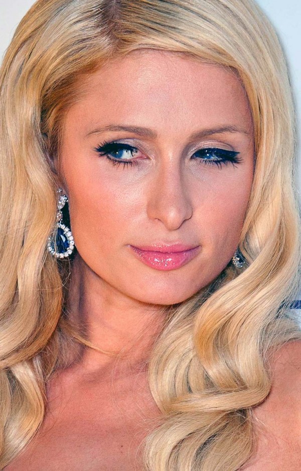 Paris Hilton lazy eyes