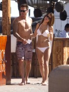 Audrina Patridge white bikini