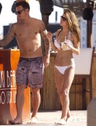 Audrina Patridge white bikini