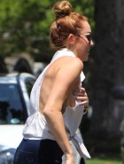 Miley Cyrus boobs pop out