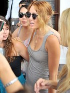 Miley Cyrus tight dress