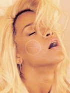 Rihanna topless covered