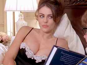 Elizabeth Hurley cleavage