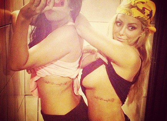 Aubrey O'Day topless