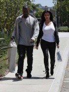 Kim Kardashian leather