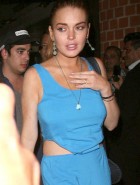 Lindsay Lohan candid