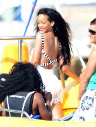 Rihanna parasailing