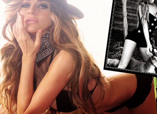 Carmen Electra topless lovecat