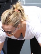 Hilary Duff downblouse