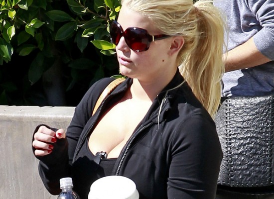 Jessica Simpson cleavy