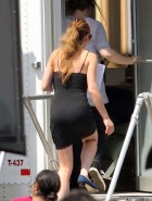 Lindsay Lohan set