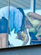 Lady Gaga bikini balcony