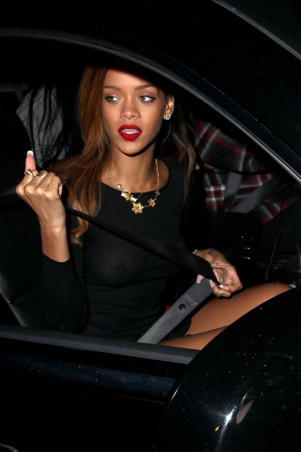 Rihanna see through