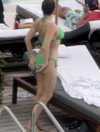 Kelly Brook poolside