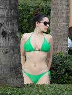 Kelly Brook poolside