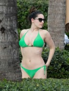 Kelly Brook poolside