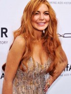 Lindsay Lohan cleavage