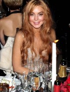 Lindsay Lohan cleavage