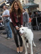 Maria Menounos leather booty