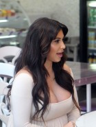 Kim Kardashian pregnant boobs