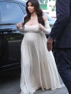 Kim Kardashian pregnant boobs
