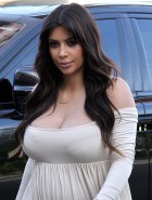 Kim Kardashian pregnant boobs
