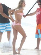 Candice Swanepoel bikini shooting