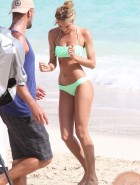Candice Swanepoel bikini shooting