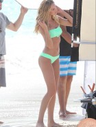 Candice Swanepoel bikini shooting